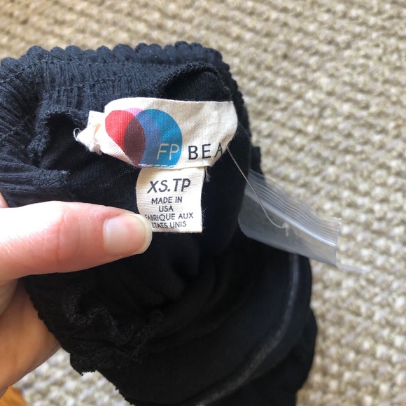 FREE PEOPLE FP BEACH BLACK ANZI MIDI DRESS - Picture 8 of 8